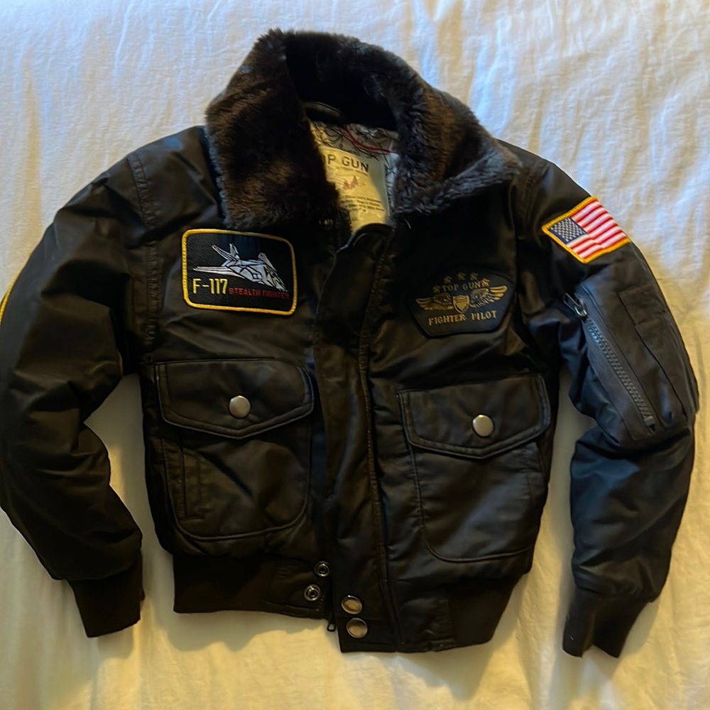 Boys fighter jacket size x-small